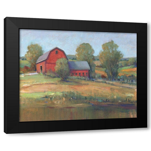 Country Barn I Black Modern Wood Framed Art Print with Double Matting by OToole, Tim