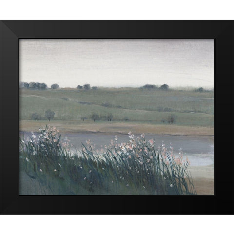 Hazy Morning I Black Modern Wood Framed Art Print by OToole, Tim