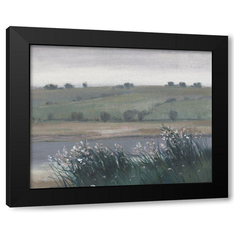 Hazy Morning II Black Modern Wood Framed Art Print by OToole, Tim