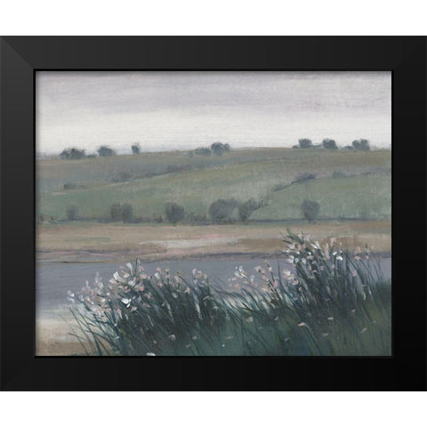 Hazy Morning II Black Modern Wood Framed Art Print by OToole, Tim