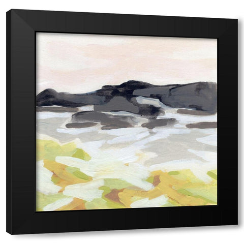 Nordic Delta II Black Modern Wood Framed Art Print by Vess, June Erica