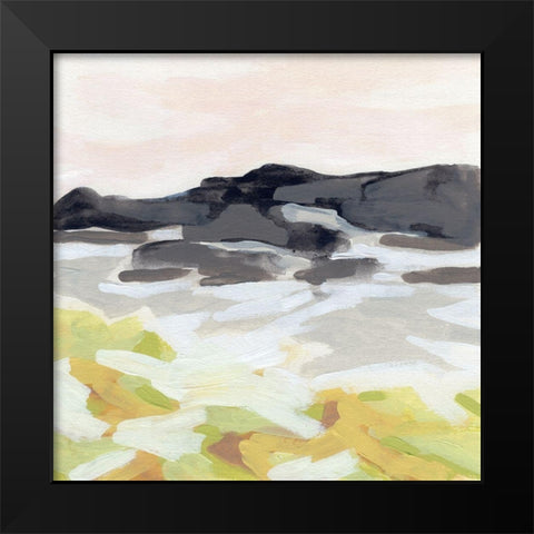 Nordic Delta II Black Modern Wood Framed Art Print by Vess, June Erica