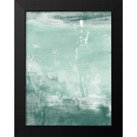 Coastal Patina I Black Modern Wood Framed Art Print by Vess, June Erica