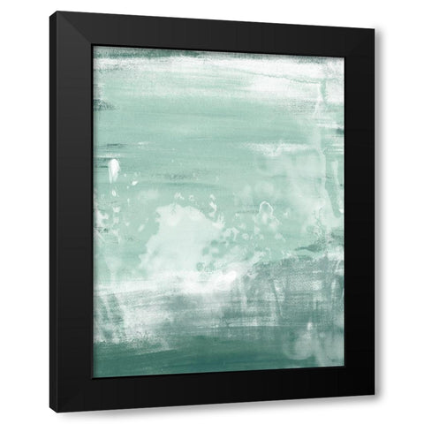 Coastal Patina II Black Modern Wood Framed Art Print by Vess, June Erica