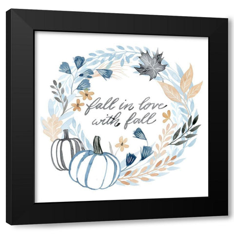 Azure Autumn I Black Modern Wood Framed Art Print by Popp, Grace