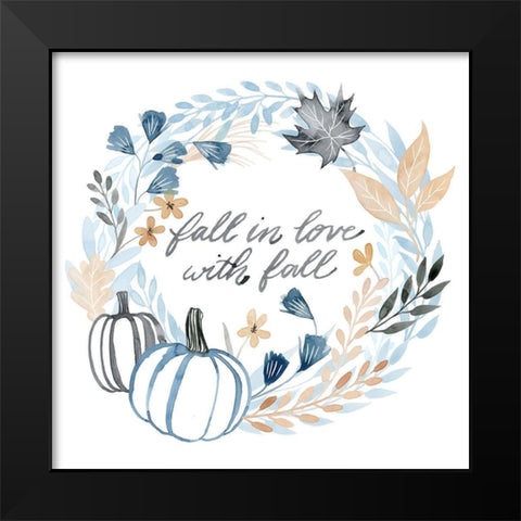 Azure Autumn I Black Modern Wood Framed Art Print by Popp, Grace