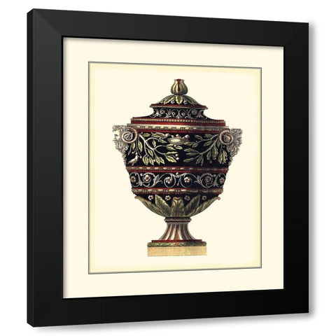 Antonini Clementino Urn I Black Modern Wood Framed Art Print by Antonini, Da Carlo