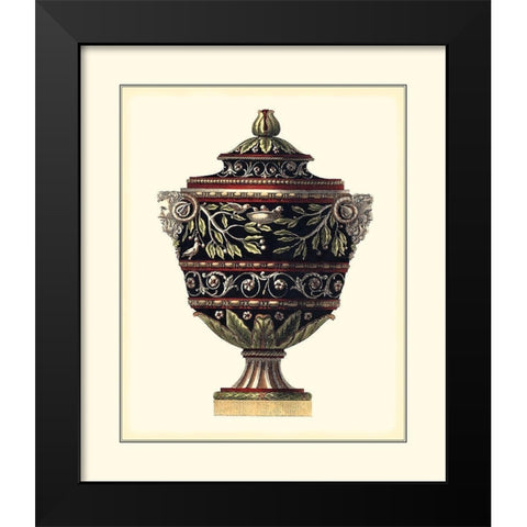 Antonini Clementino Urn I Black Modern Wood Framed Art Print by Antonini, Da Carlo
