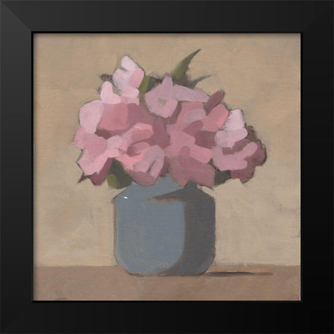 Spring Vase II Black Modern Wood Framed Art Print by Green, Jacob
