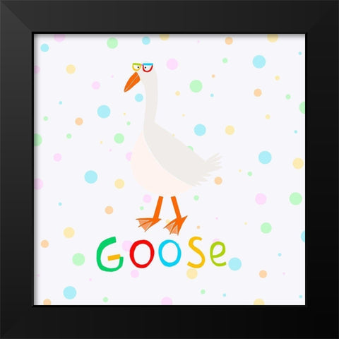 Animal Spots VI Black Modern Wood Framed Art Print by Daly, Carla