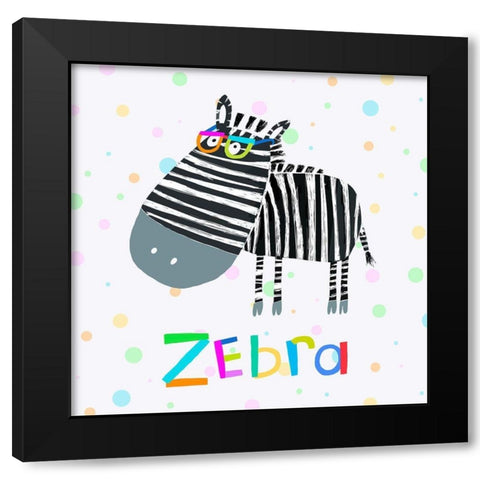 Animal Spots XI Black Modern Wood Framed Art Print with Double Matting by Daly, Carla