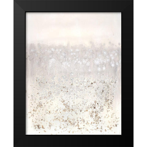 Mineral Cascade Black Modern Wood Framed Art Print by Lam, Vanna