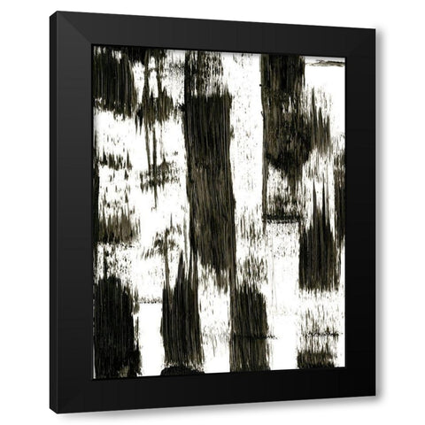 Dynamic Bamboo I Black Modern Wood Framed Art Print by Harper, Ethan