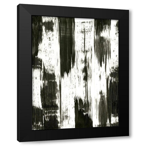 Dynamic Bamboo II Black Modern Wood Framed Art Print with Double Matting by Harper, Ethan