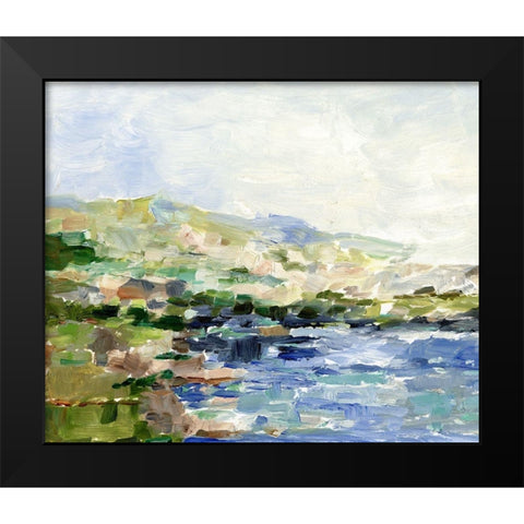 Summer Cove I Black Modern Wood Framed Art Print by Harper, Ethan