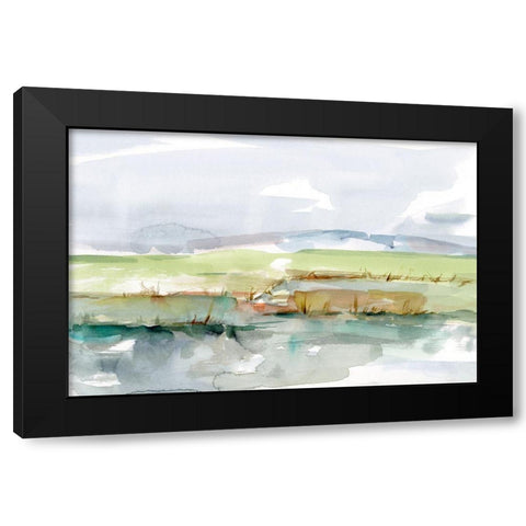 Pastel Inlet I Black Modern Wood Framed Art Print with Double Matting by Harper, Ethan