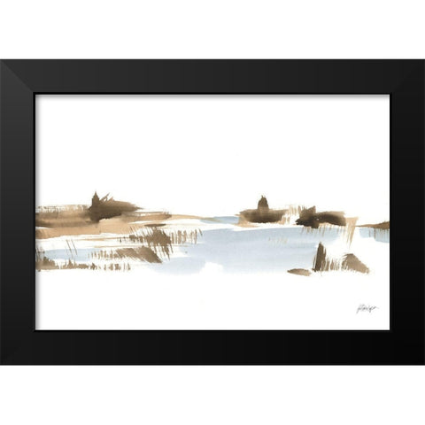Natural Shoreline II Black Modern Wood Framed Art Print by Harper, Ethan