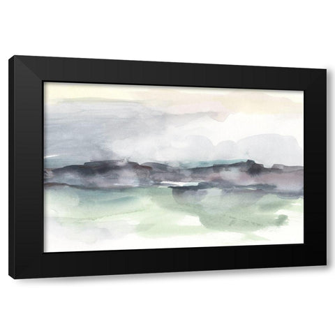 Mauve Horizon I Black Modern Wood Framed Art Print with Double Matting by Harper, Ethan