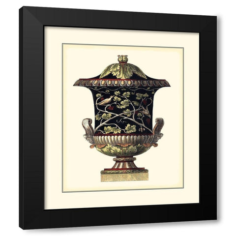 Antonini Clementino Urn II Black Modern Wood Framed Art Print by Antonini, Da Carlo