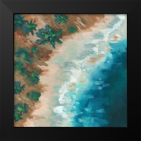 Cliffside Black Modern Wood Framed Art Print by Keusder, Danusia