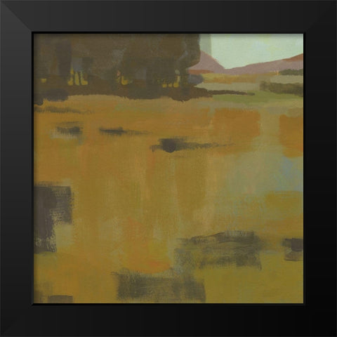 Mountain Meadow II Black Modern Wood Framed Art Print by Green, Jacob