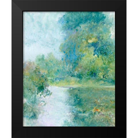 Tranquil Stream II Black Modern Wood Framed Art Print by OToole, Tim