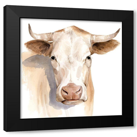 Ranch Shadow I Black Modern Wood Framed Art Print with Double Matting by Popp, Grace