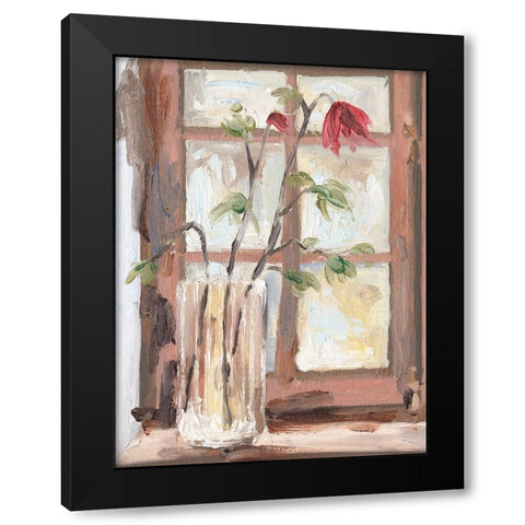 By the Window I Black Modern Wood Framed Art Print with Double Matting by Wang, Melissa