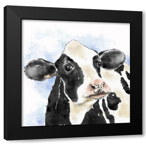 Lily and Betsy I Black Modern Wood Framed Art Print by Reynolds, Jade