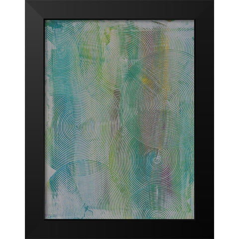 37 Turns I Black Modern Wood Framed Art Print by Avondet, Natalie