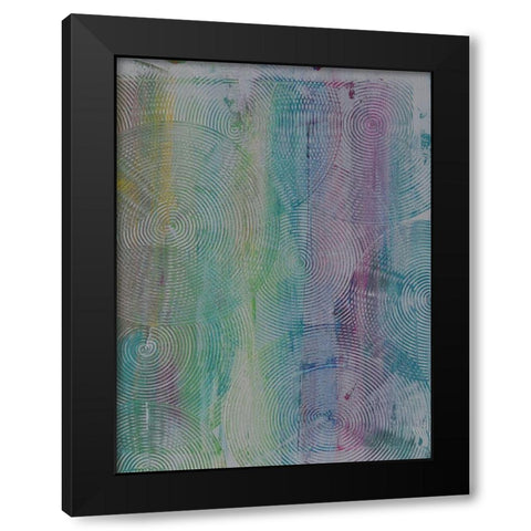 37 Turns II Black Modern Wood Framed Art Print by Avondet, Natalie