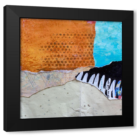 High Texture Abstract III Black Modern Wood Framed Art Print by St. Hilaire, Elizabeth