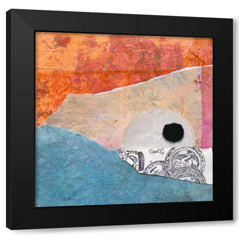 High Texture Abstract VI Black Modern Wood Framed Art Print by St. Hilaire, Elizabeth