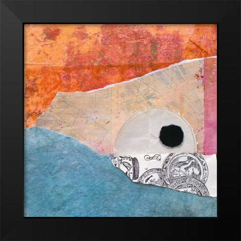 High Texture Abstract VI Black Modern Wood Framed Art Print by St. Hilaire, Elizabeth
