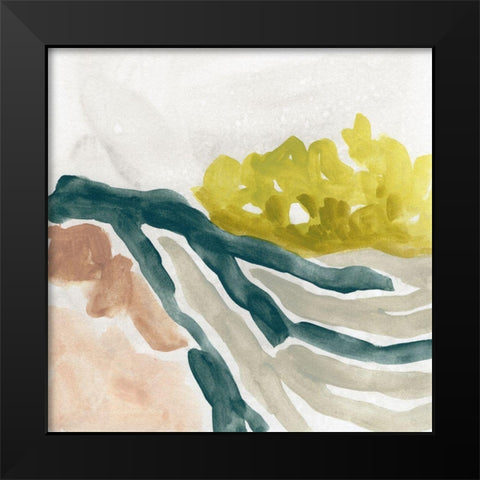 Landscape Cameo IV Black Modern Wood Framed Art Print by Vess, June Erica