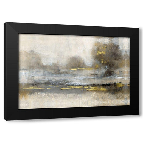 Embellished Gilt Landscape I Black Modern Wood Framed Art Print with Double Matting by OToole, Tim