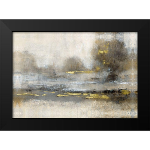 Embellished Gilt Landscape I Black Modern Wood Framed Art Print by OToole, Tim