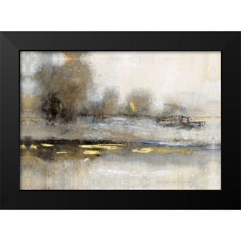 Embellished Gilt Landscape II Black Modern Wood Framed Art Print by OToole, Tim