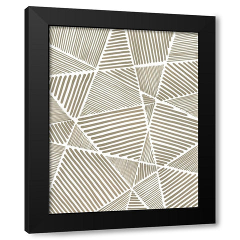 Crossbar I Black Modern Wood Framed Art Print by Lam, Vanna