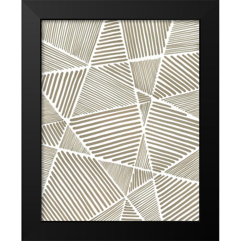 Crossbar I Black Modern Wood Framed Art Print by Lam, Vanna