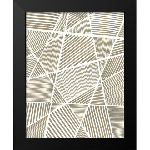 Crossbar II Black Modern Wood Framed Art Print by Lam, Vanna