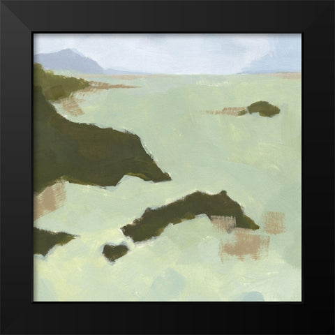 Saltwater Summer I Black Modern Wood Framed Art Print by Green, Jacob