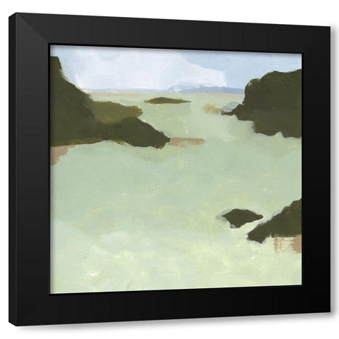 Saltwater Summer II Black Modern Wood Framed Art Print by Green, Jacob