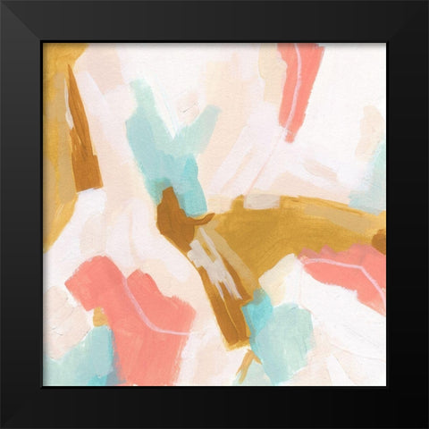 Flight Path II Black Modern Wood Framed Art Print by Vess, June Erica