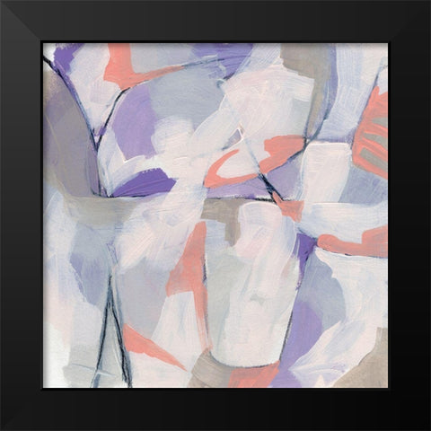 Desert Glacier II Black Modern Wood Framed Art Print by Vess, June Erica