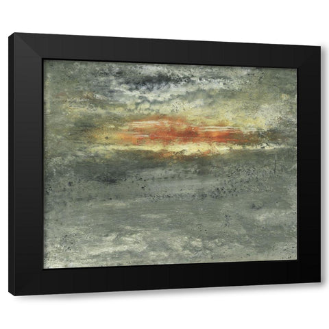 Sunset Etude V Black Modern Wood Framed Art Print with Double Matting by Gordon, Sharon