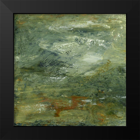 Encaustic Tile in Multi I Black Modern Wood Framed Art Print by Gordon, Sharon