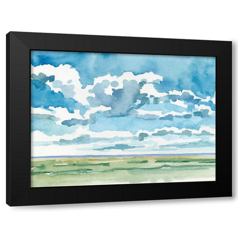 Open Sky Study I Black Modern Wood Framed Art Print with Double Matting by Caroline, Emma