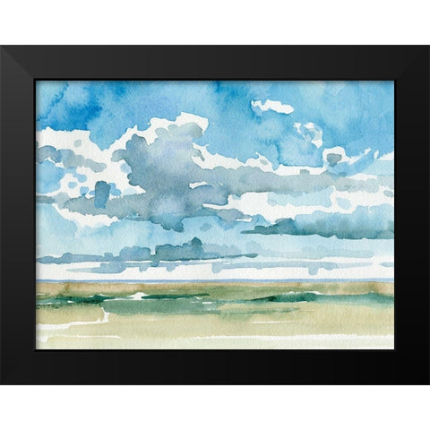 Open Sky Study II Black Modern Wood Framed Art Print by Caroline, Emma