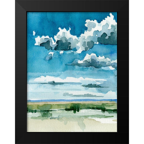 Western Skies I Black Modern Wood Framed Art Print by Caroline, Emma